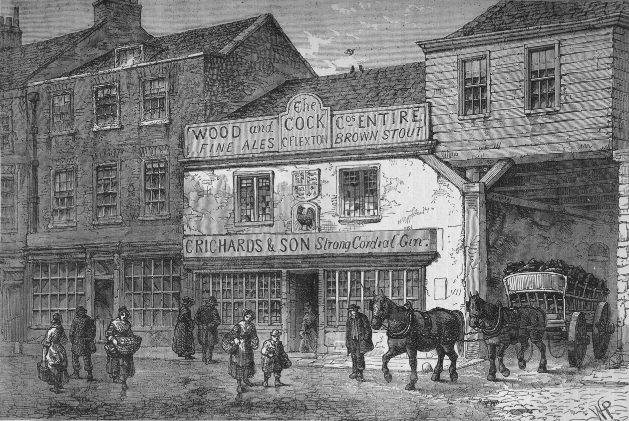 The old Cock Tavern, 4 Tothill Street, Westminster, London, 1875 1878 alkotó: Unbekannt