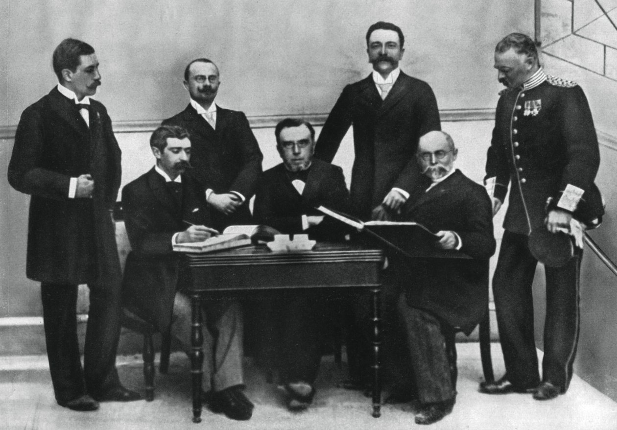 Az athéni olimpia szervezői, 1906, 1936 alkotó: Unbekannt