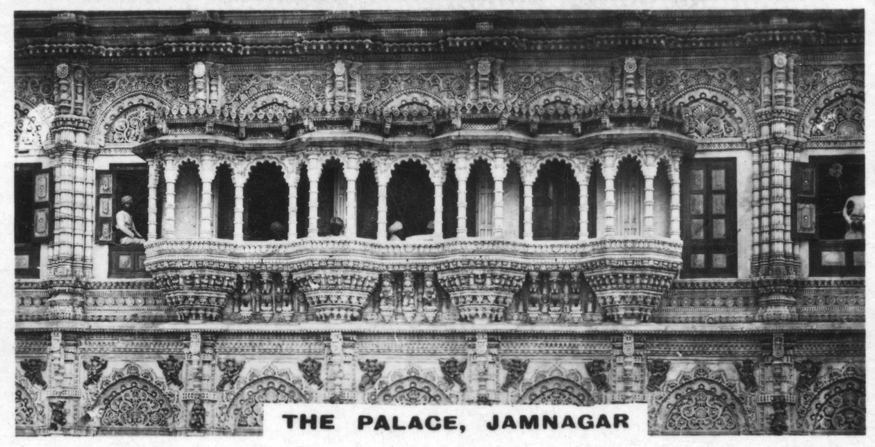 A palota, Jamnagar, India, 1925 alkotó: Unbekannt