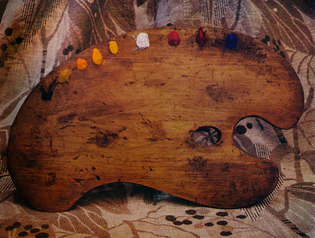 The palette of Philip Alexius de László, 1934 alkotó: Unbekannt