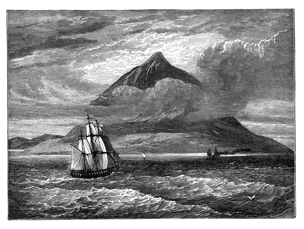 Tenerife csúcsa, Kanári-szigetek, 1890 alkotó: Unbekannt