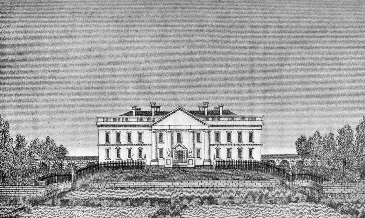 Az elnökök háza, North Portico, USA, 1834 1908 alkotó: Unbekannt