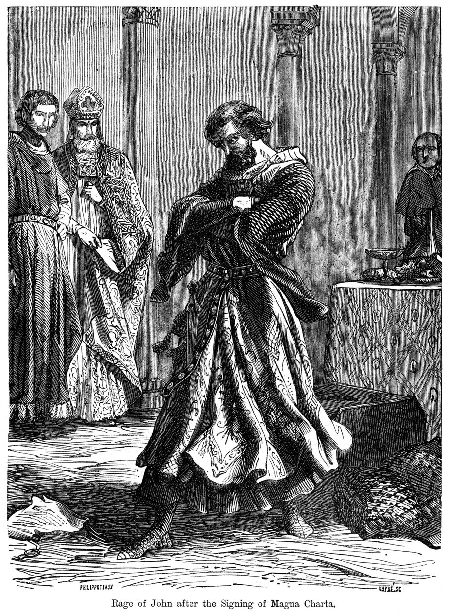 János király dühe 1167-1216 a Magna Carta aláírása után c1215 alkotó: Unbekannt