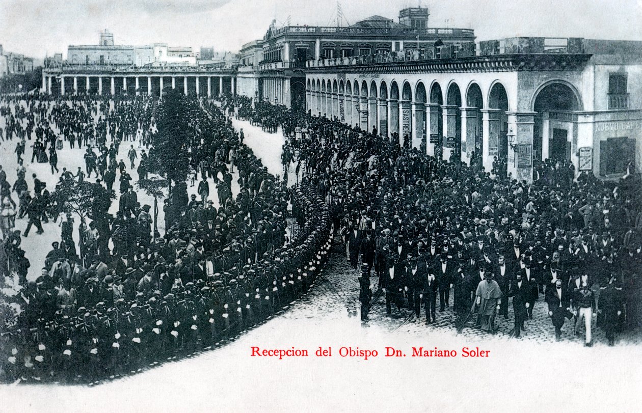 Mariano Soler püspök fogadása, Montevideo, Uruguay, 1900-as évek alkotó: Unbekannt