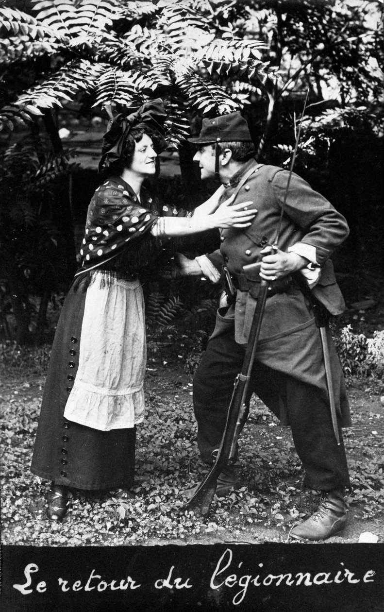 A légiós visszatérése, c1900 alkotó: Unbekannt