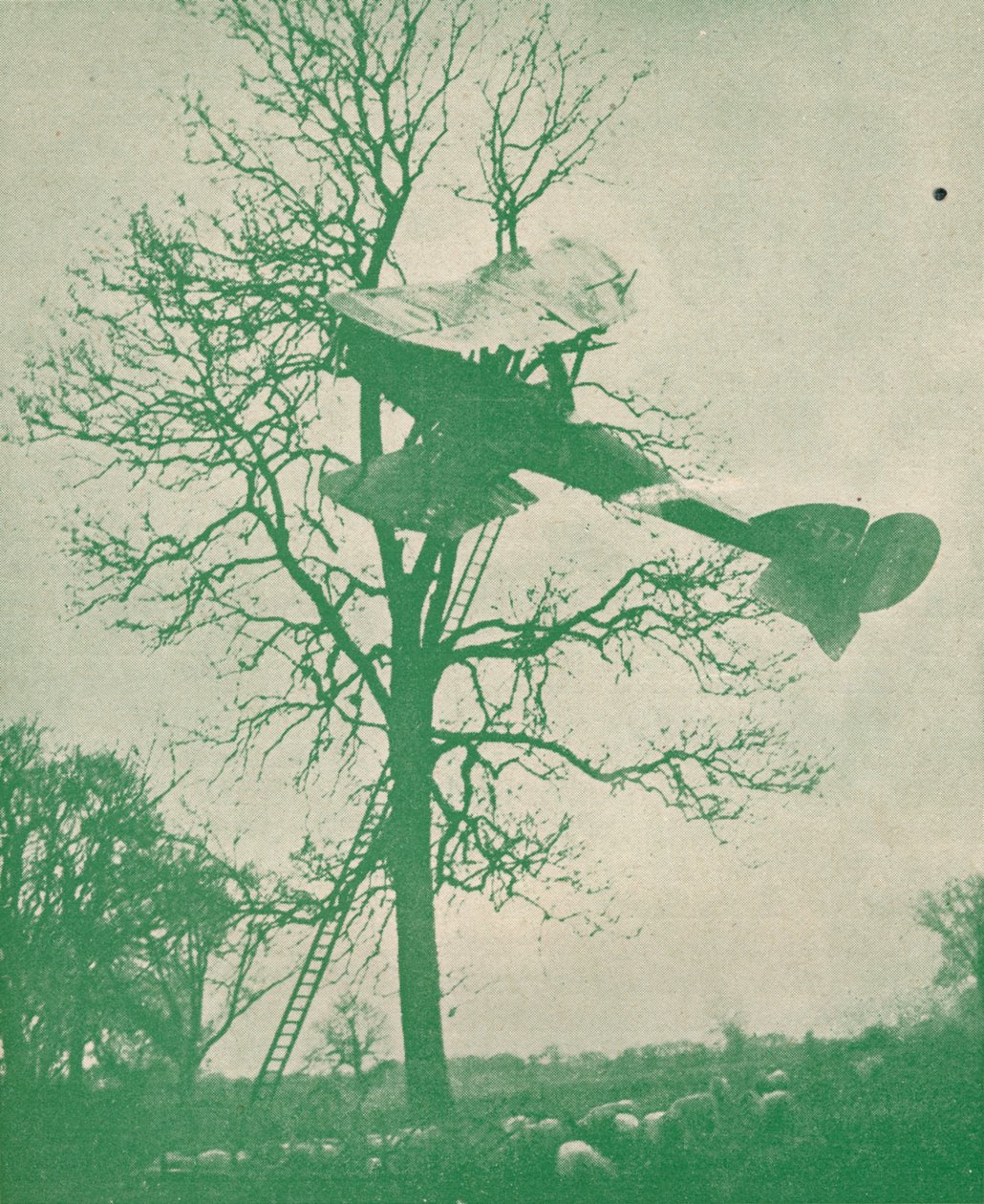 Az éjszakai repülés kockázatai, c1918 1919 alkotó: Unbekannt
