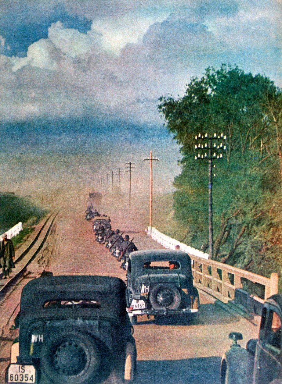 Út a német offenzívához, Oroszország, 1942 alkotó: Unbekannt