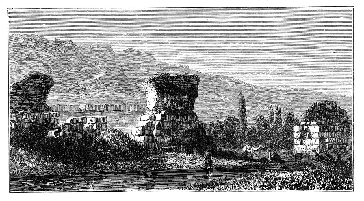 Sardis romjai, Lydia, Törökország, 1890 alkotó: Unbekannt
