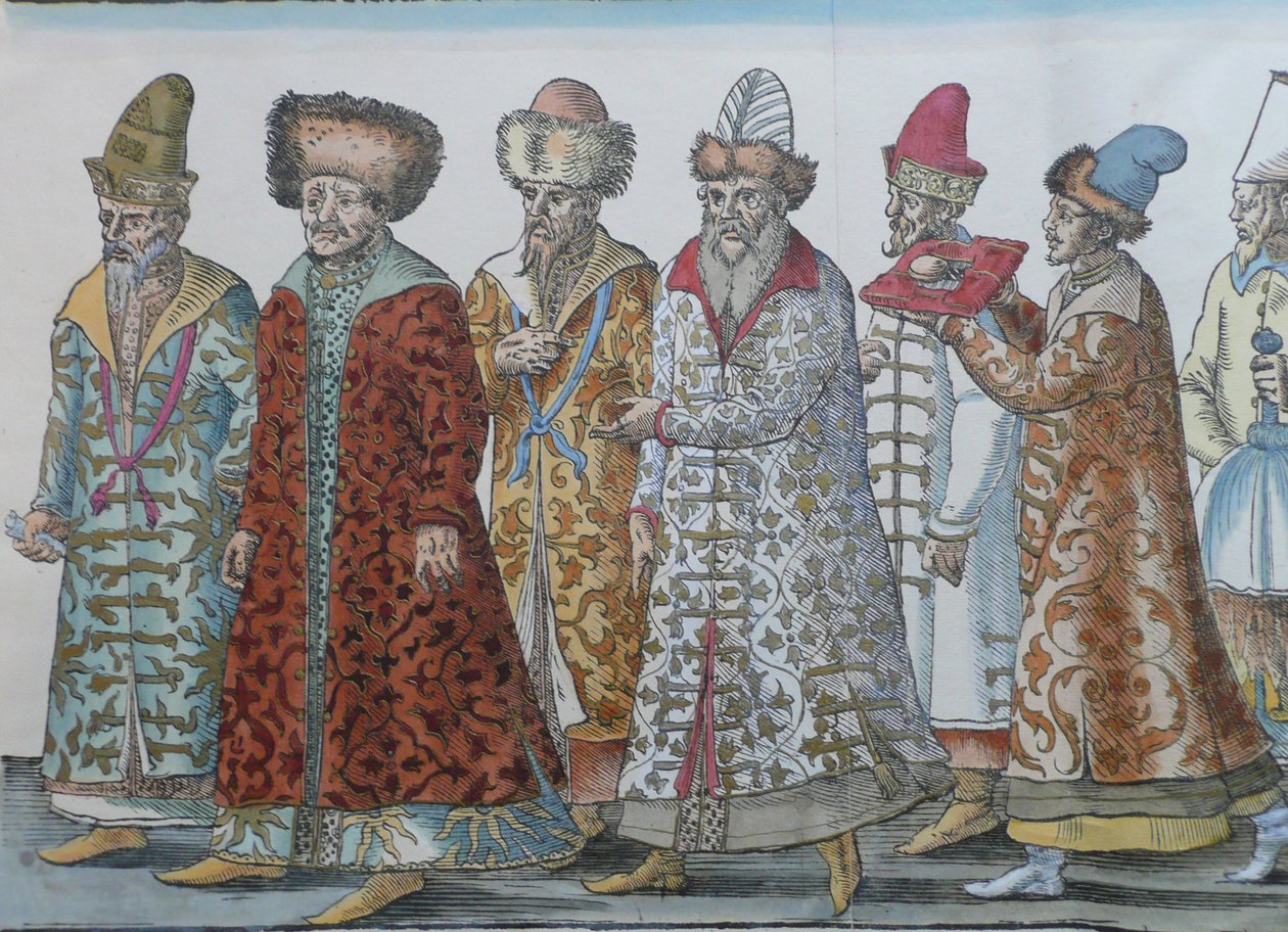 Moszkva uralkodói. III. Iván nagyherceg, III. Vaszilij Ivanovics, IV. Rettegett Iván és ambájuk alkotó: Unbekannt