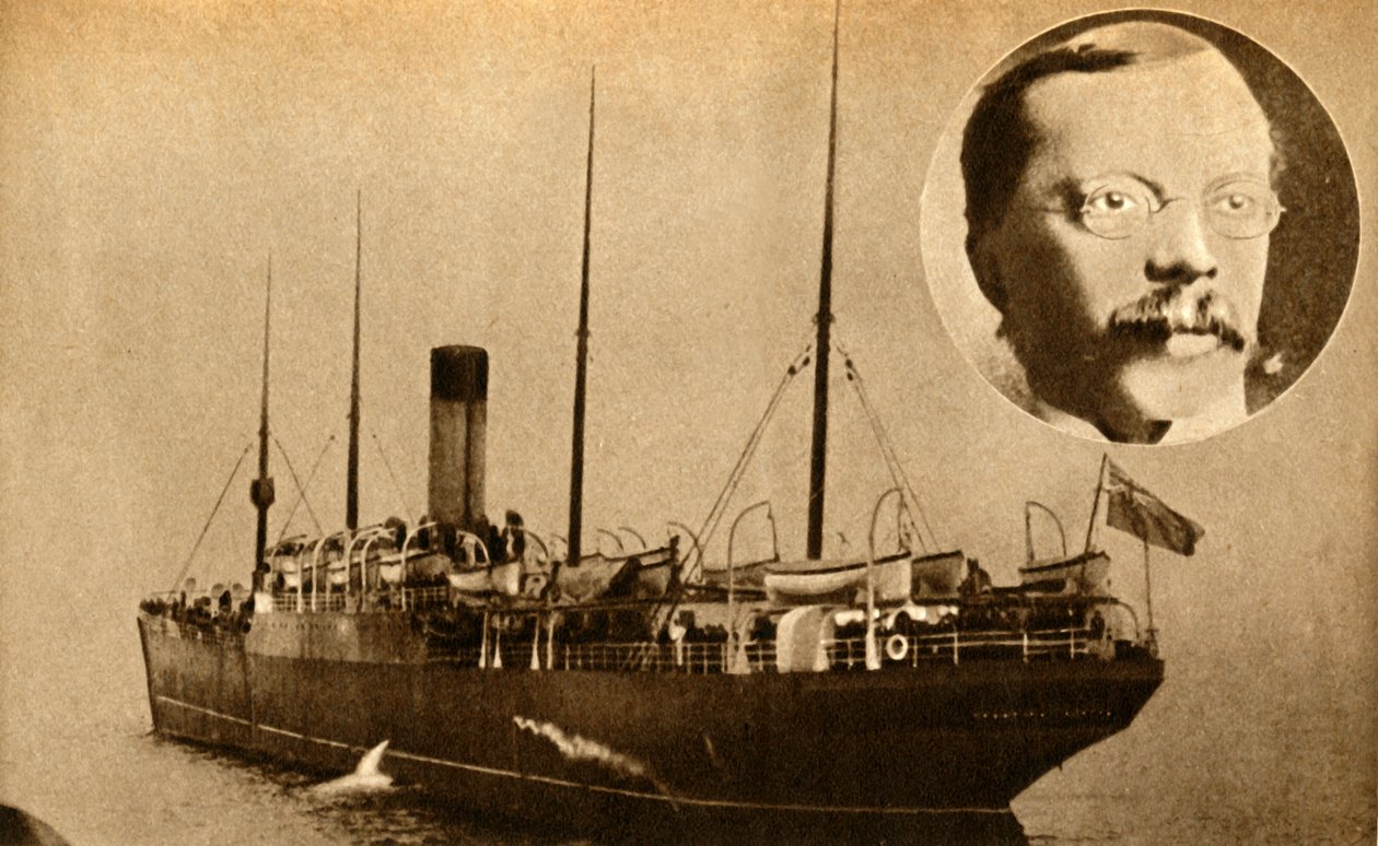 A Montrose hajó – Vezeték nélküli távírás gyilkost fogtak el, 1910, 1933. alkotó: Unbekannt