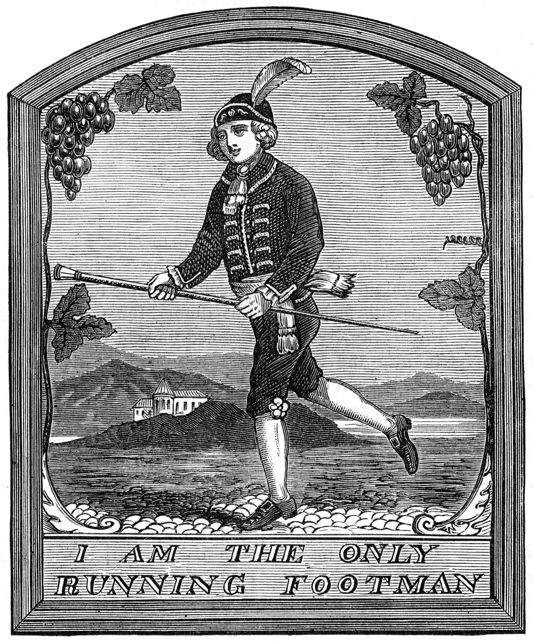 The Running Footman jele, London, 1891 alkotó: Unbekannt