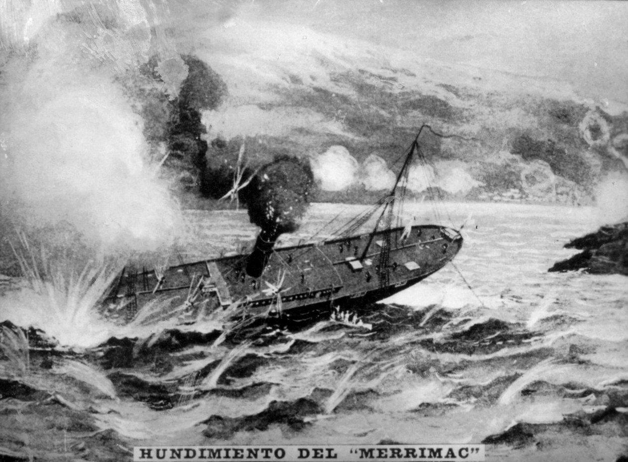 A Merrimac elsüllyedése, 1898, 1920-as évek alkotó: Unbekannt