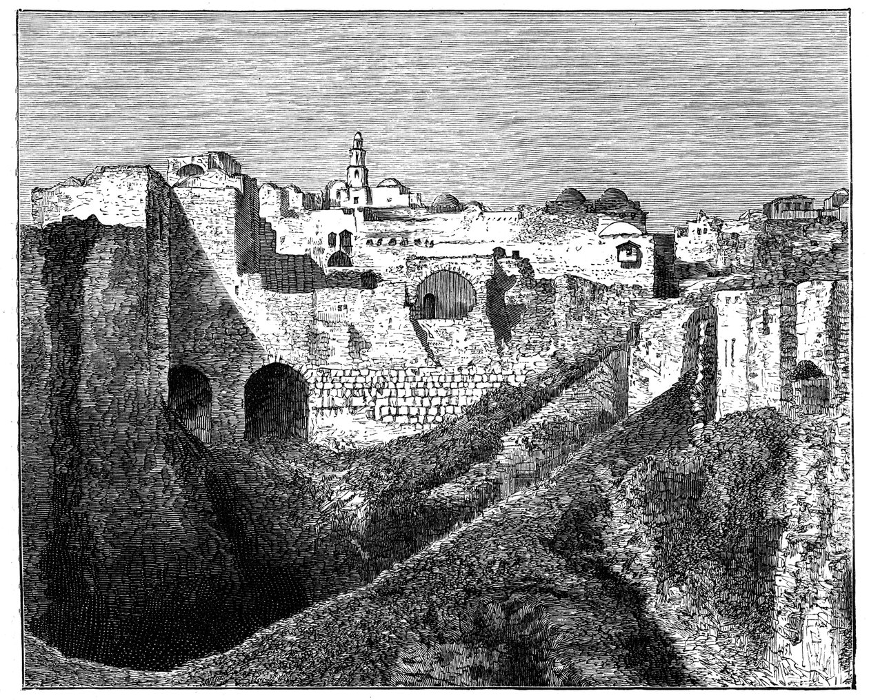Jeruzsálem déli sáncai, 1890 alkotó: Unbekannt