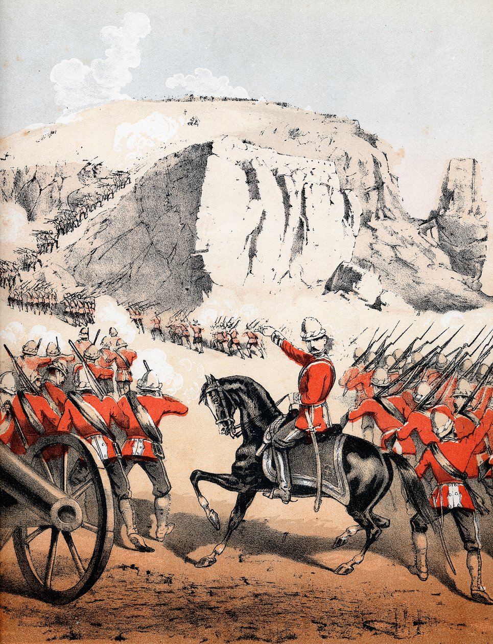 Magdala megrohanása, Etiópia, 1868. április 13 alkotó: Unbekannt