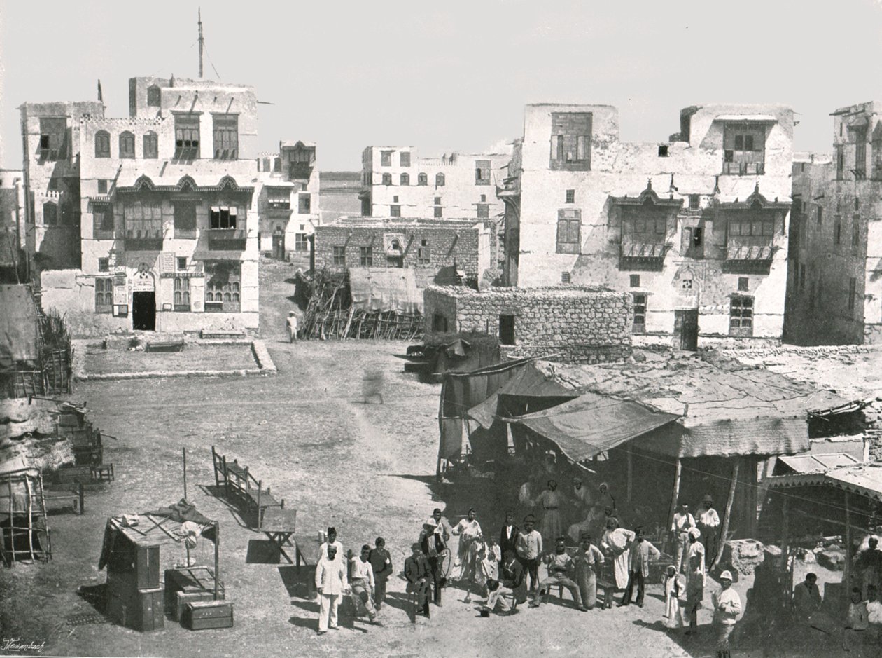A Posta utcája, Suakin, Szudán, 1895. alkotó: Unbekannt