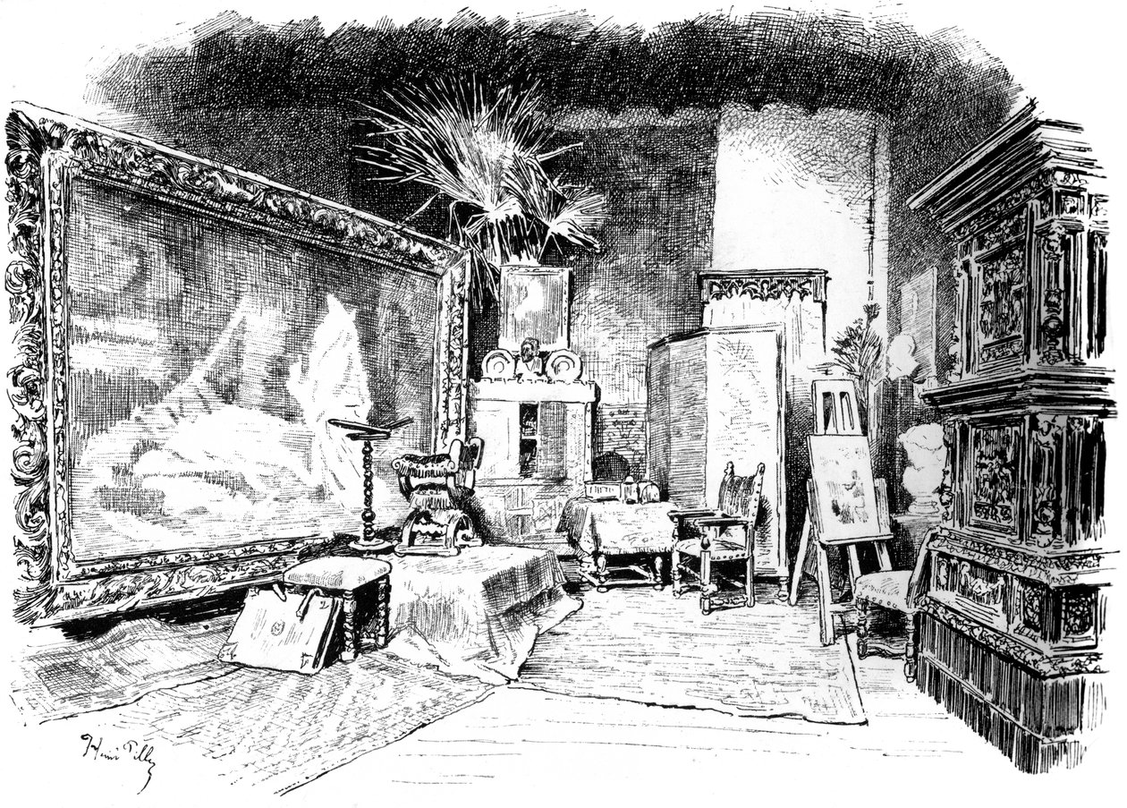 Karl von Piloty műterme, 1880-1882 alkotó: Unbekannt