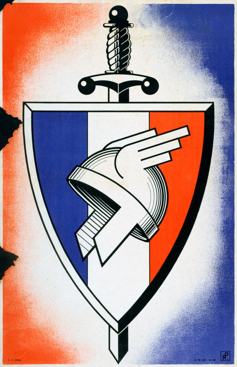 A francia önkéntesek légiójának szimbóluma, 1941-1944 alkotó: Unbekannt