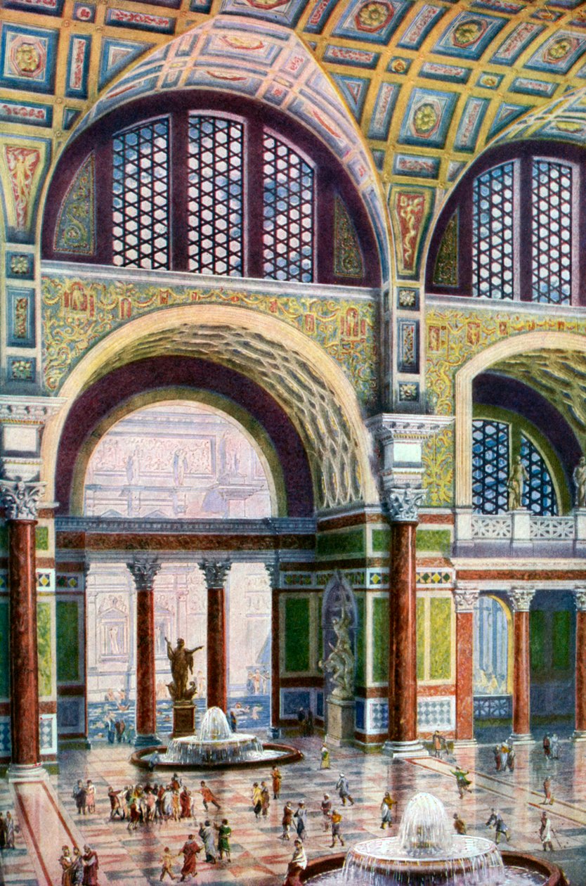 Caracalla fürdői tepidárium, Róma, Olaszország, 1933-1934 alkotó: Unbekannt