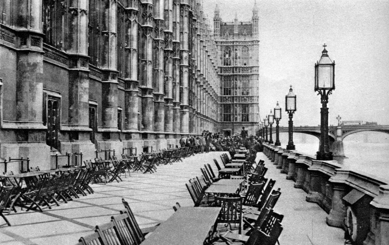 A londoni alsóház terasza, 1926-1927 alkotó: Unbekannt
