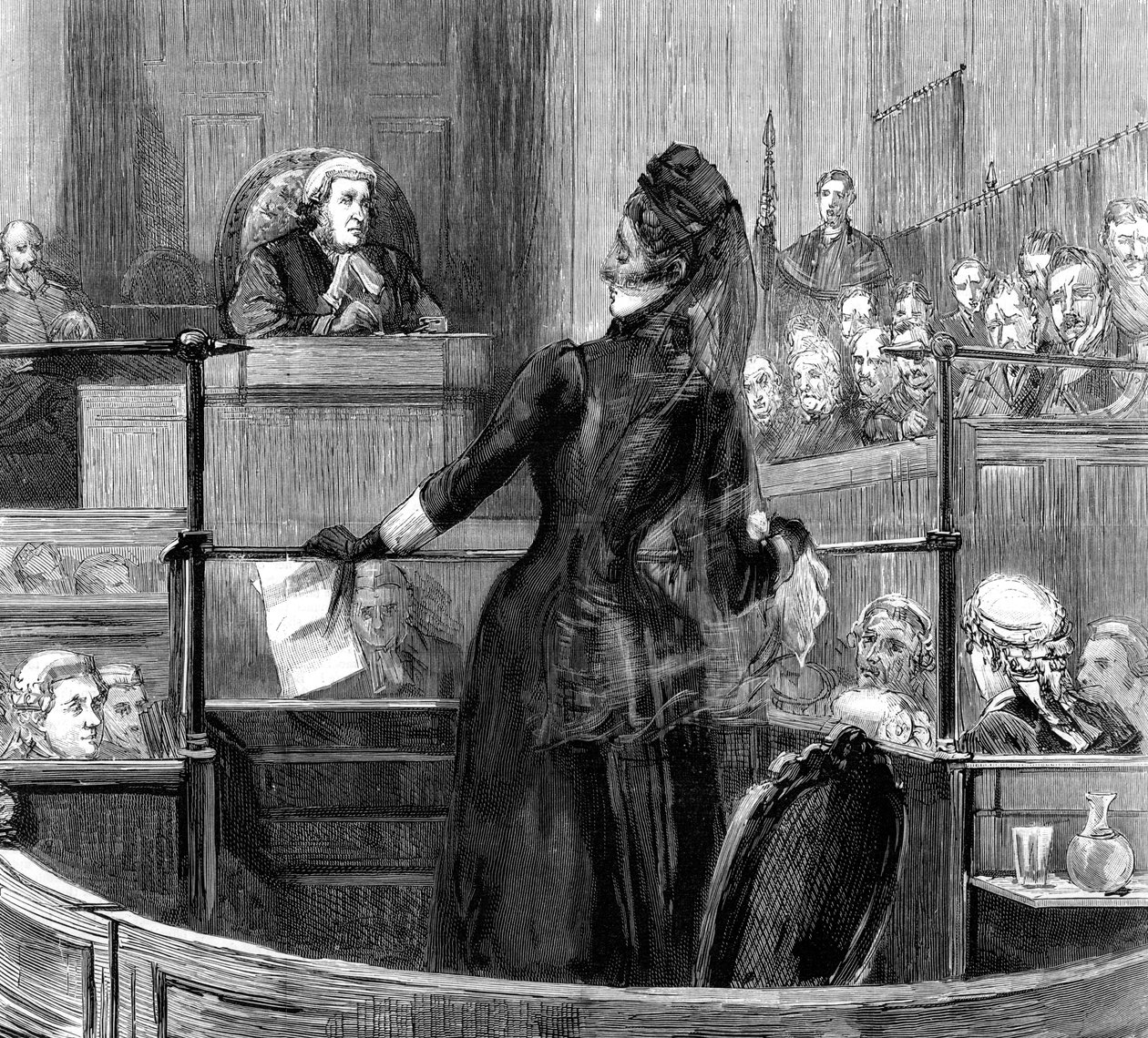 Maybrick asszony pere Liverpoolban, 1889 alkotó: Unbekannt