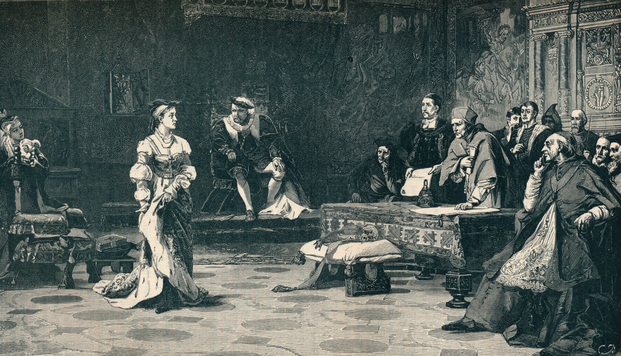 Katalin királyné pere, 1529 1905. alkotó: Unbekannt