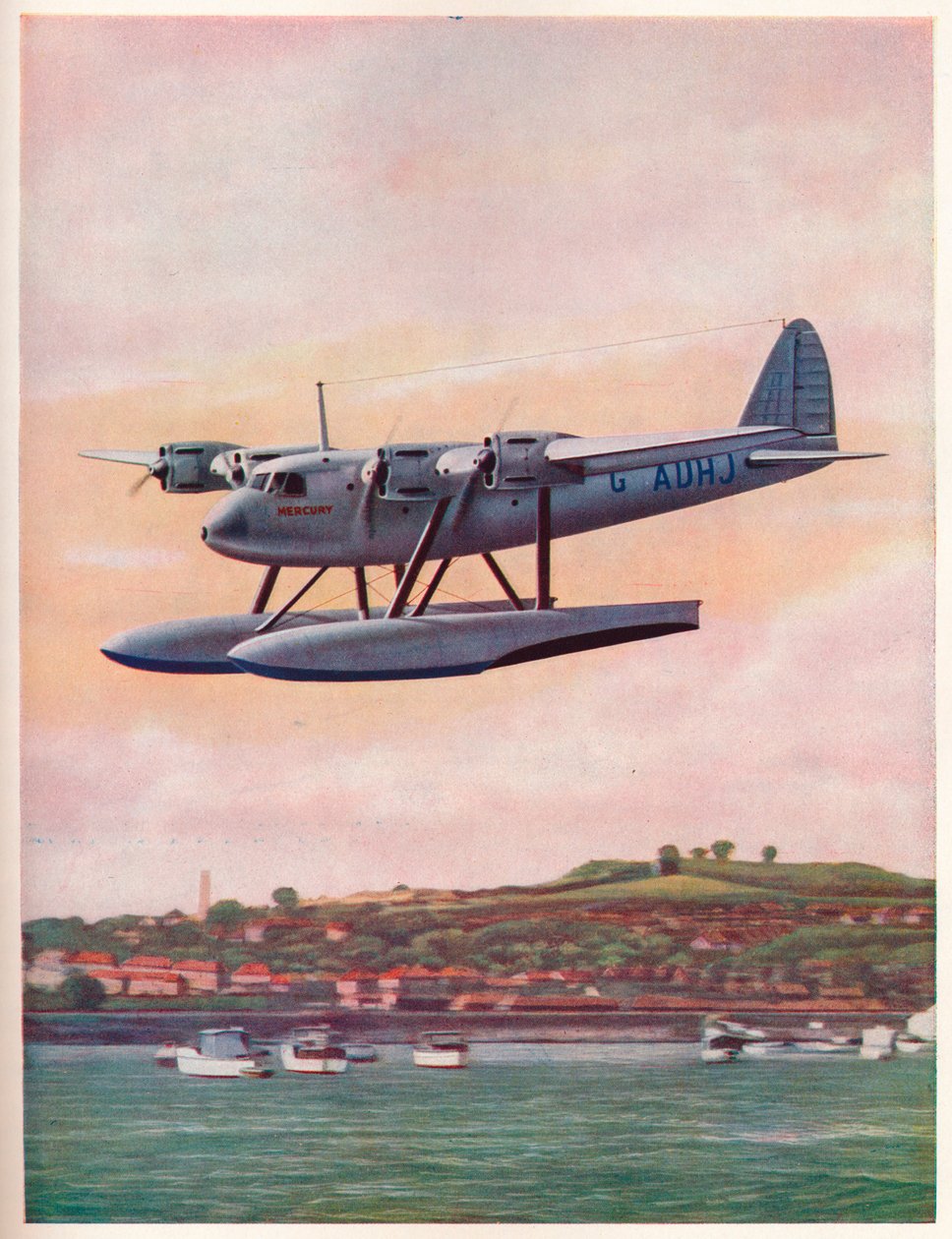 A Short-Mayo Composite Repülőgép Mercury felső alkatrésze, c1929 c1937 alkotó: Unbekannt