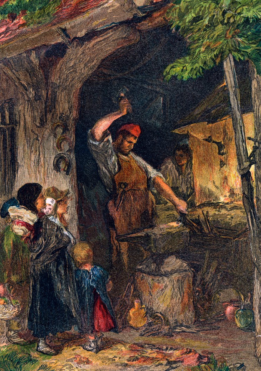 A falu kovácsa alkotó: Unbekannt