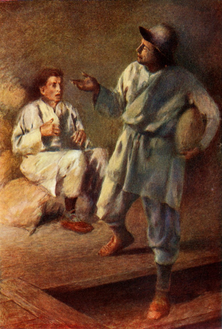 Az egész vekni neked szól, Szakálltalan pedig, hogy ne kapjon semmit!, 1917. alkotó: Unbekannt