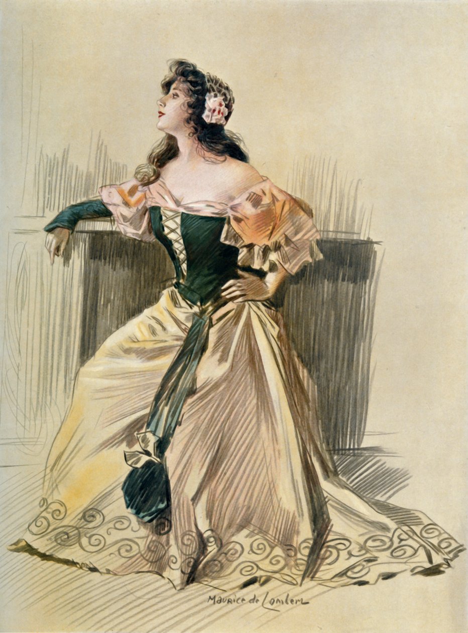 Theater De La Porte-Saint-Martin - Falstaff - Nelly. - Pannetier kisasszony, 1904. alkotó: Unbekannt