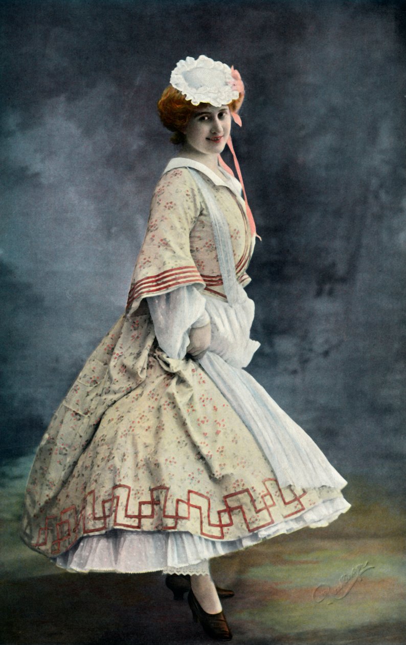 Varieté Színház. A denevér. Arlette. - Jeanne Saulier kisasszony, 1904. alkotó: Unbekannt