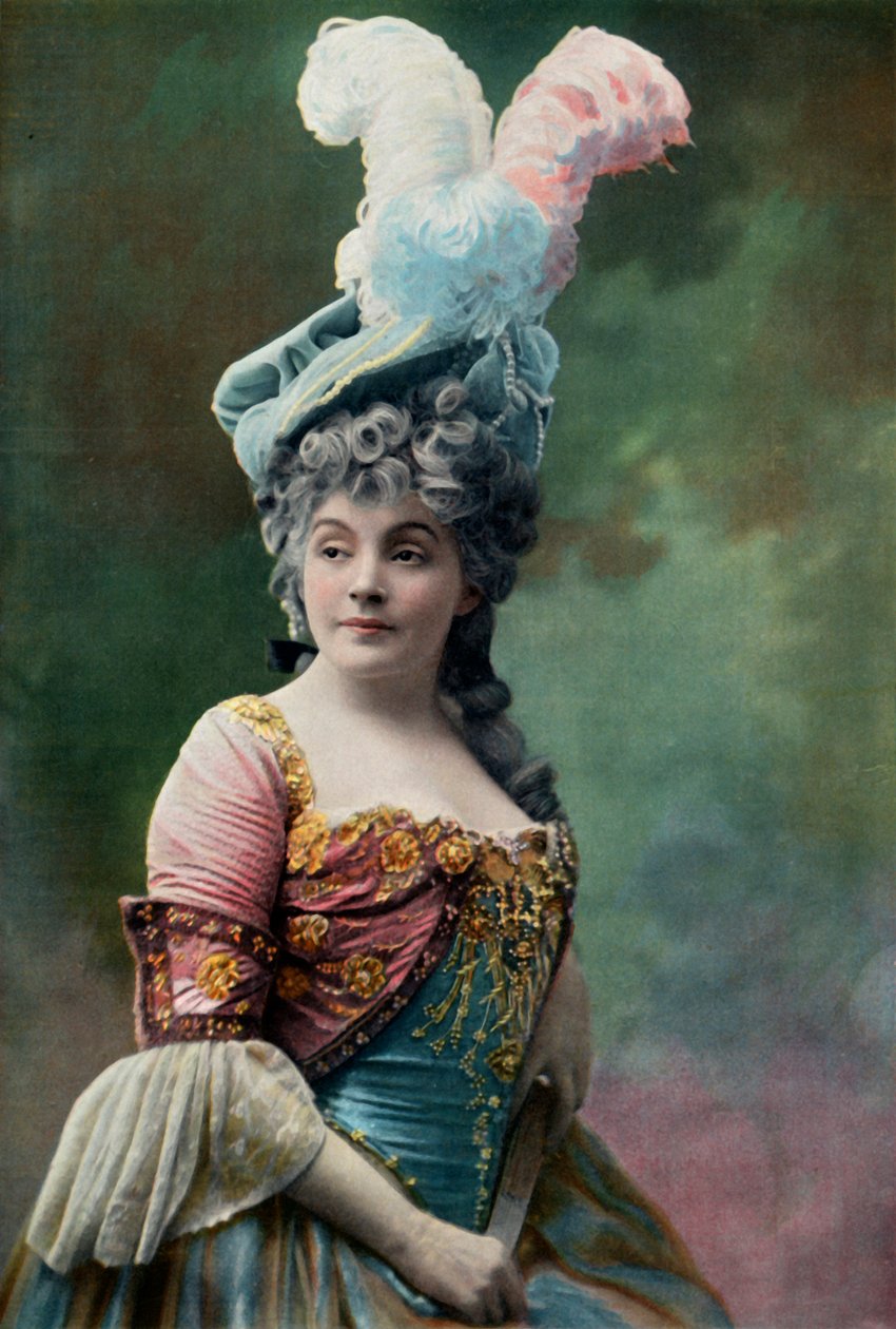 Városi Színház De La Gaite – Rejane asszony, Montansier szerepe. - A Montansier, 1904. alkotó: Unbekannt