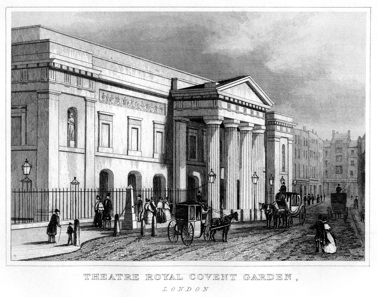Theatre Royal Covent Garden, Westminster, London, 19. század alkotó: Unbekannt