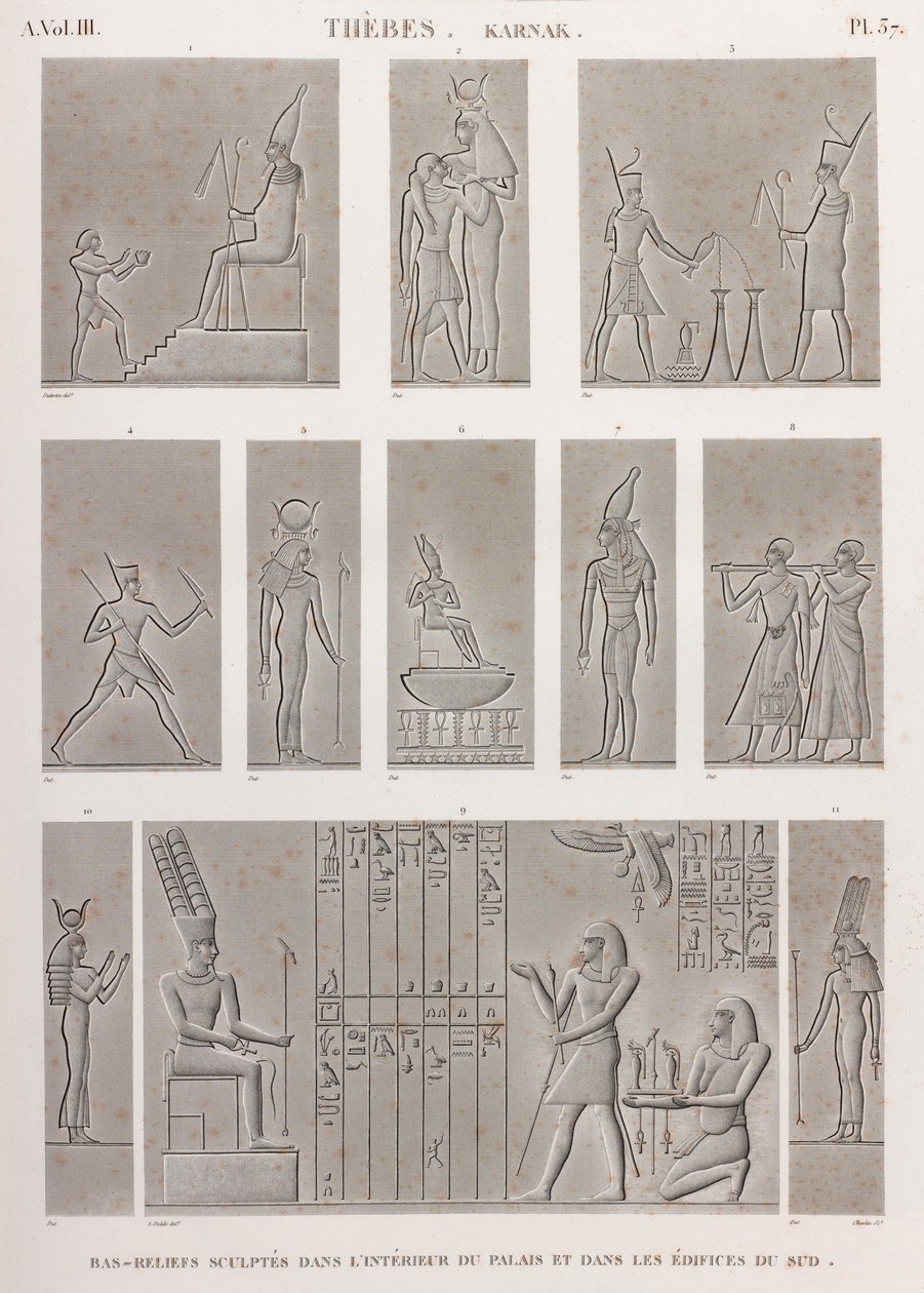 Thebes, Karnak alkotó: Unbekannt