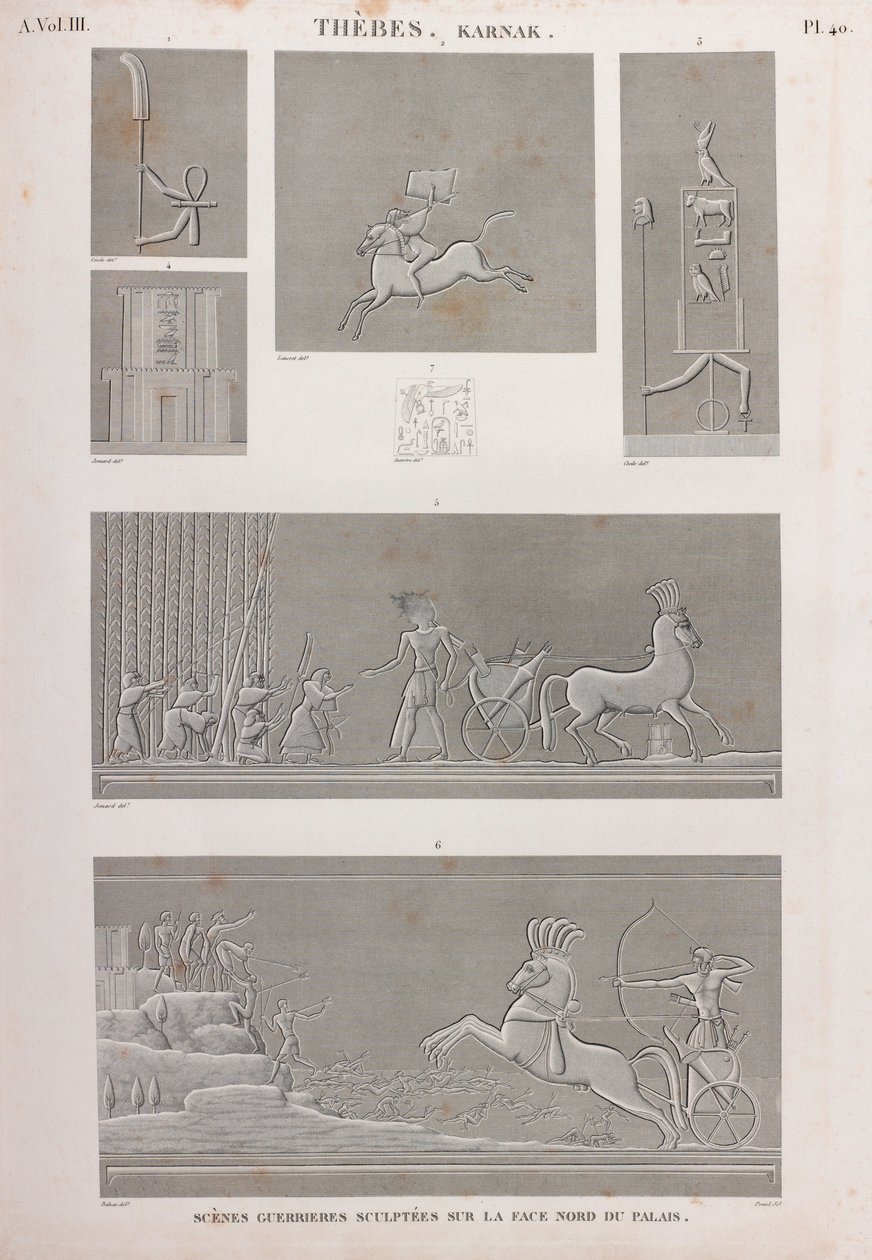 Thebes: Karnak alkotó: Unbekannt