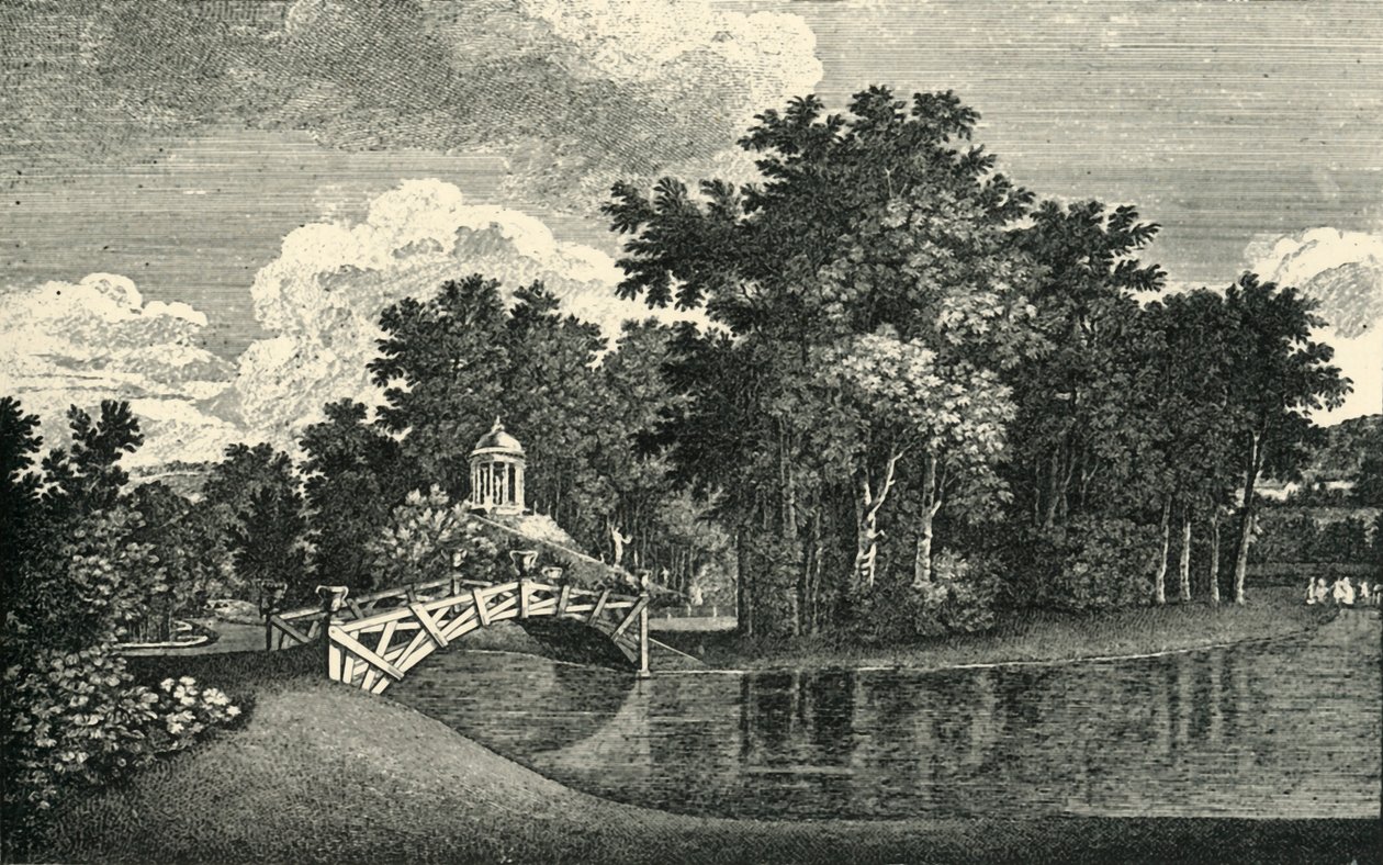 A West Wycombe Park kertjei, Buckinghamshire, 18. század közepe, 1903. alkotó: Unbekannt