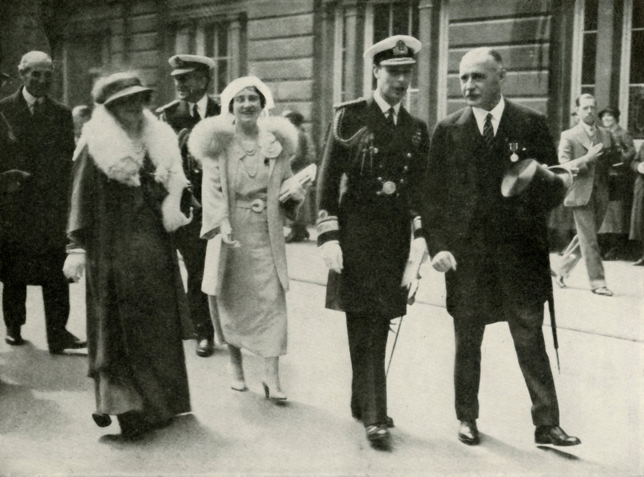 Őfelségeik Edinburgh-ban V. György király jubileumi ünnepségei alatt 1935-ben, 1937-ben. alkotó: Unbekannt