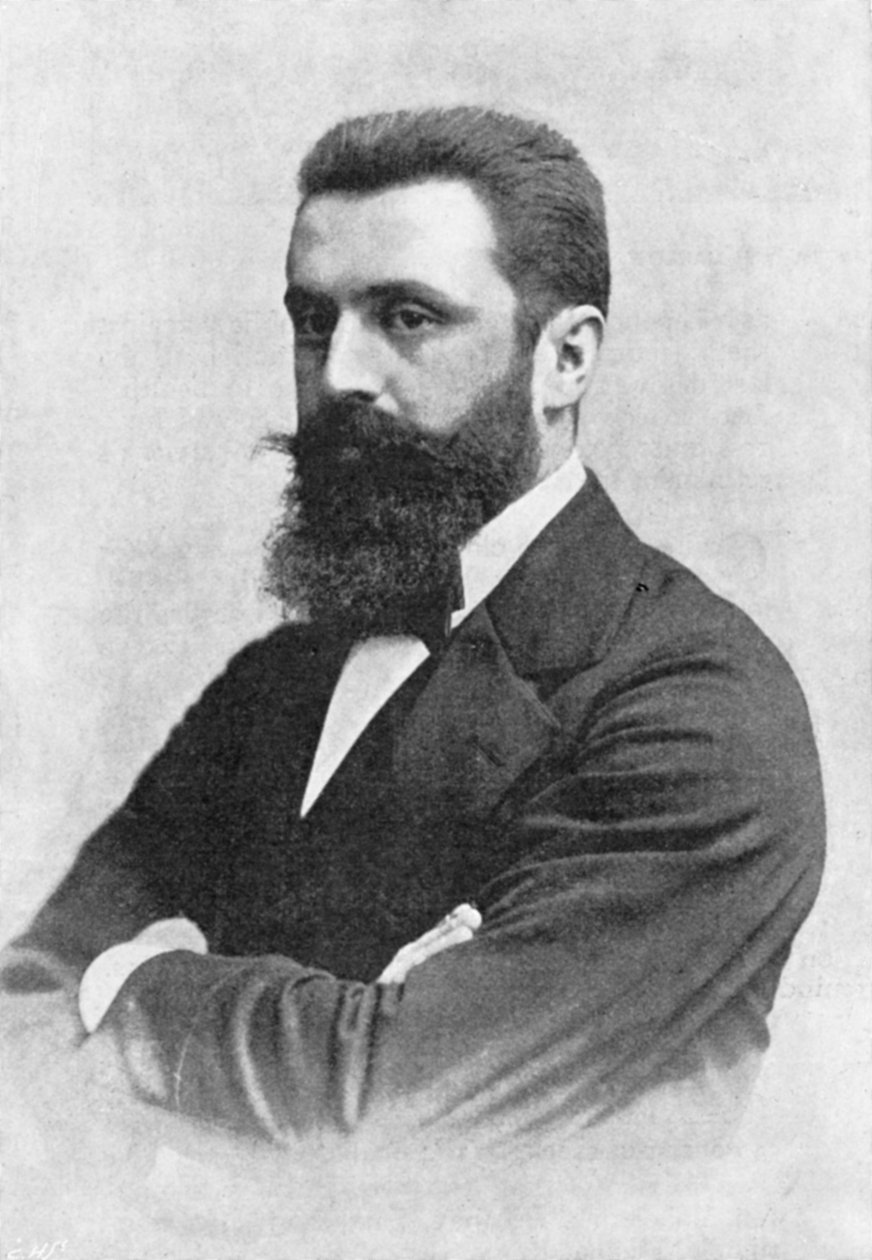 Theodor Herzl 1860-1904, cionista vezető alkotó: Unbekannt