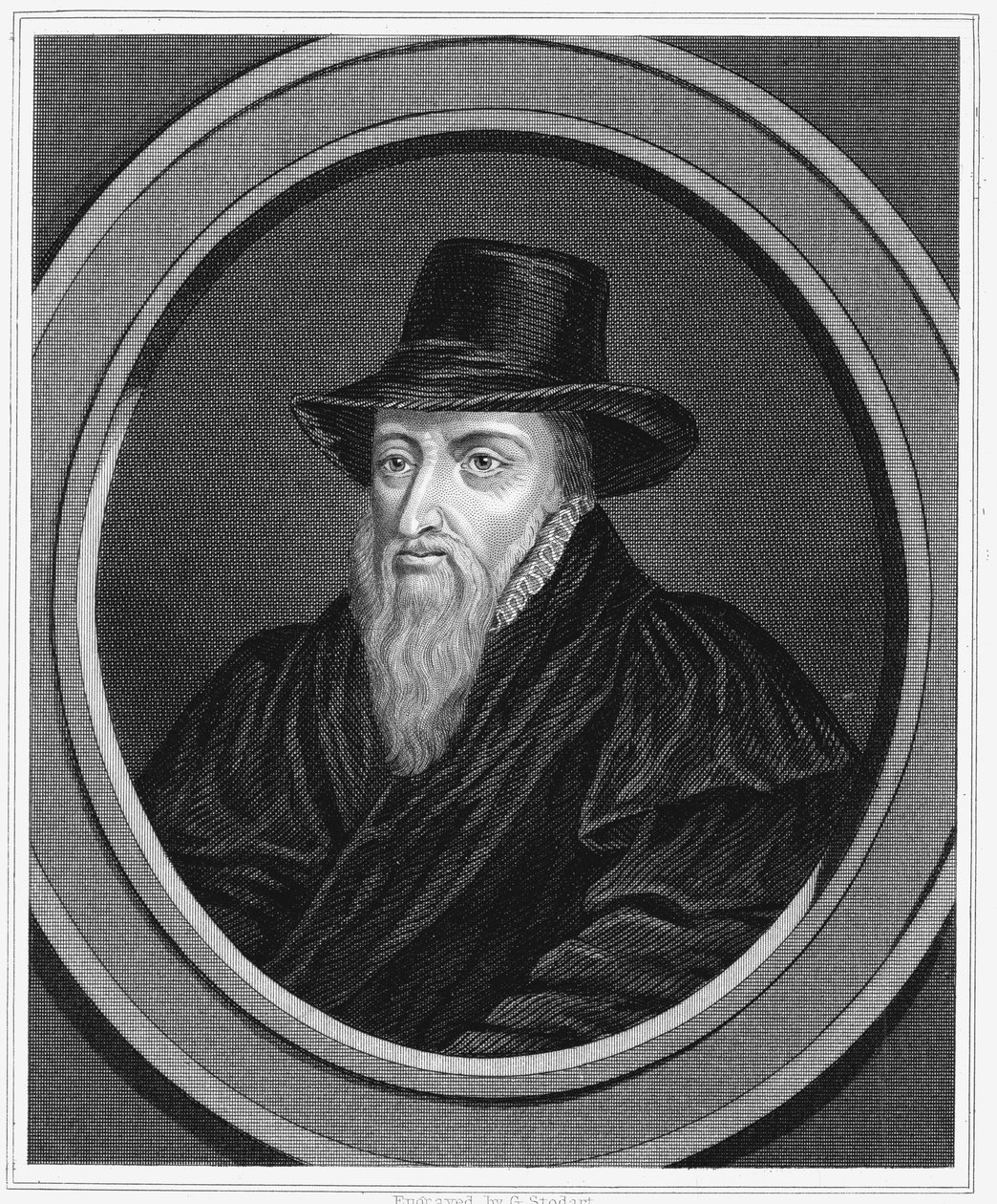Theodore Beza, francia vallási reformátor, 1600 c1851 alkotó: Unbekannt