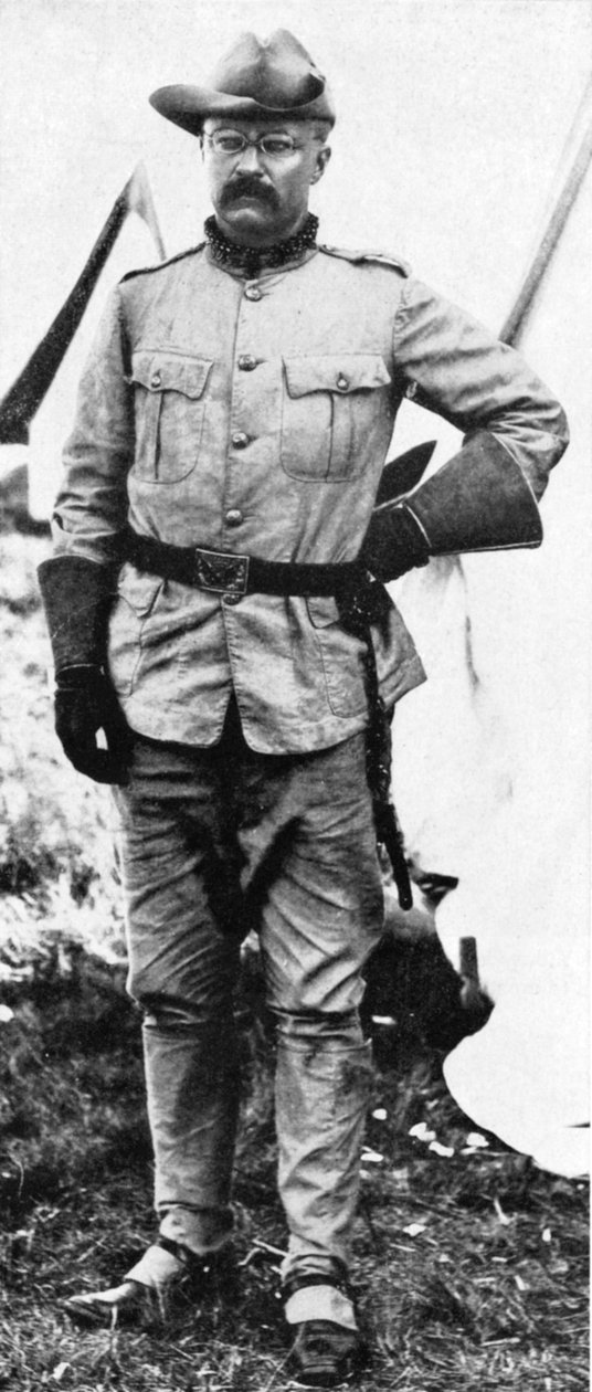 Theodore Roosevelt amerikai katona és politikus, 1898 alkotó: Unbekannt