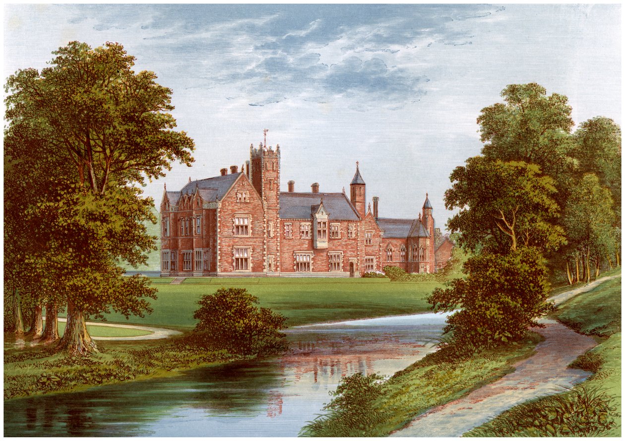 Thicket Priory, York, a Dunnington-Jefferson család otthona, 1880 alkotó: Unbekannt