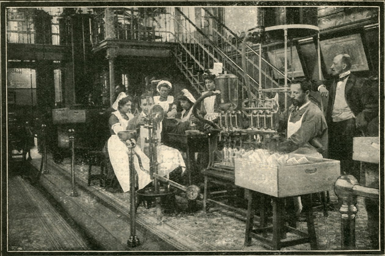 Ez az egyik cári szeszfőzde belseje., 1901. alkotó: Unbekannt