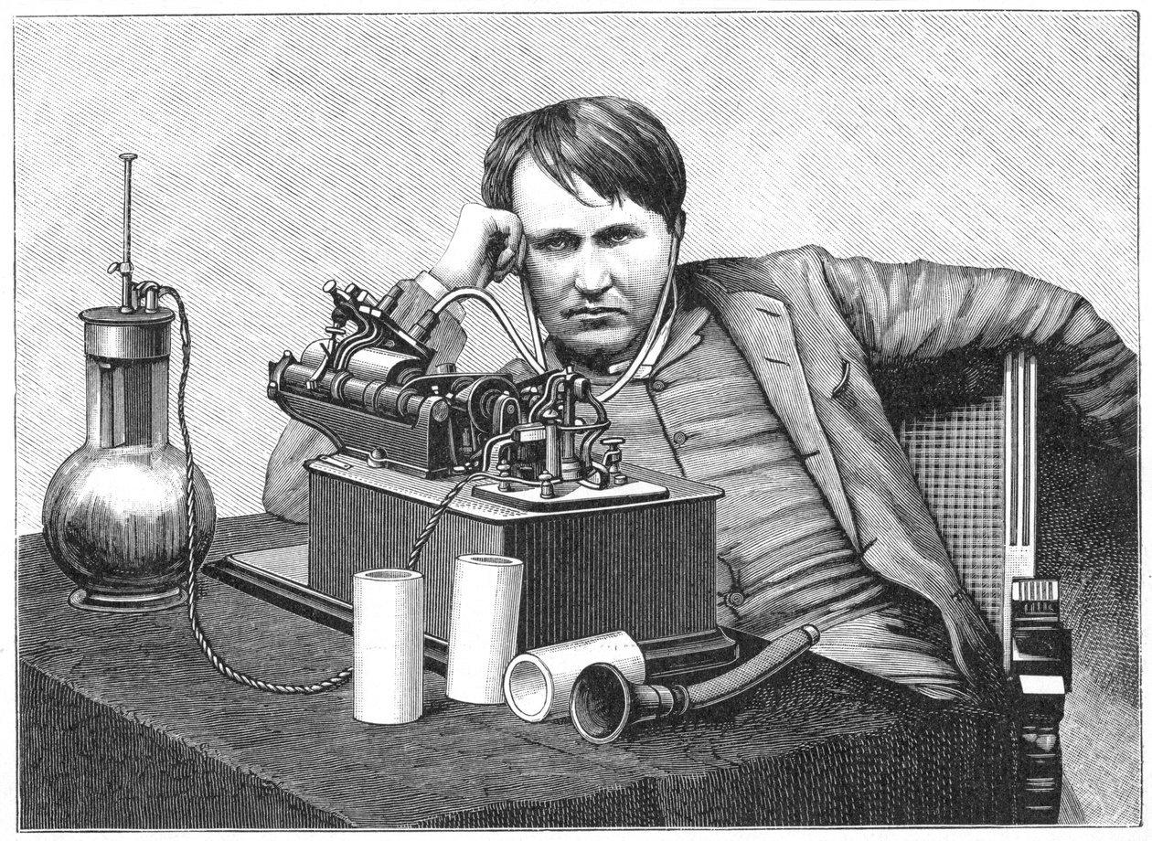 Thomas Alva Edison, 1888 alkotó: Unbekannt