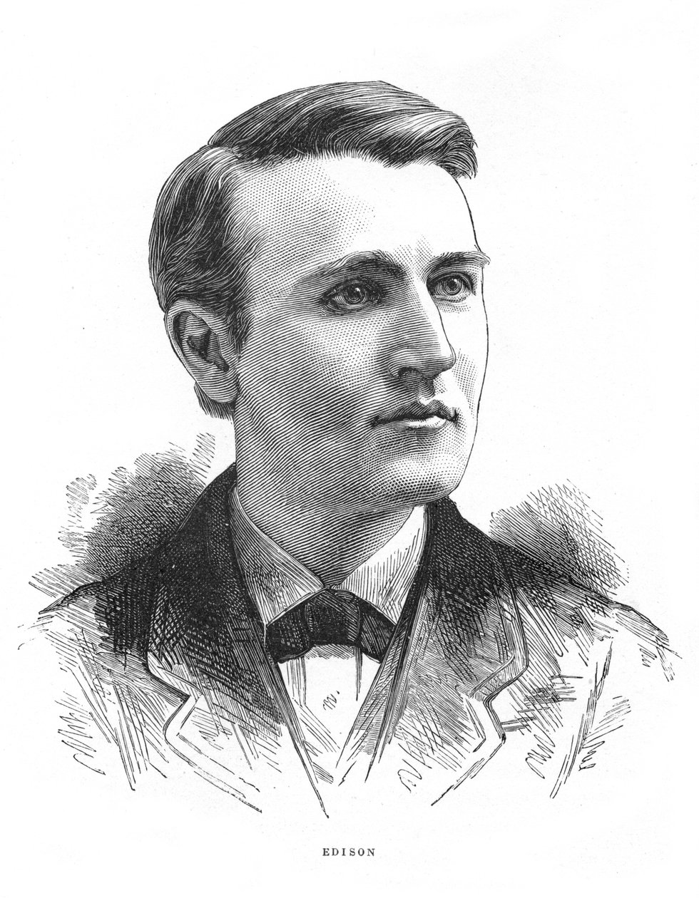 Thomas Alva Edison amerikai feltaláló, 1879 alkotó: Unbekannt