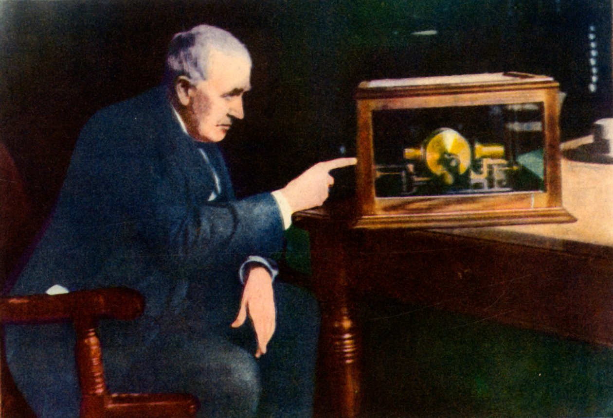 Thomas Alva Edison, 1910-es évek. alkotó: Unbekannt