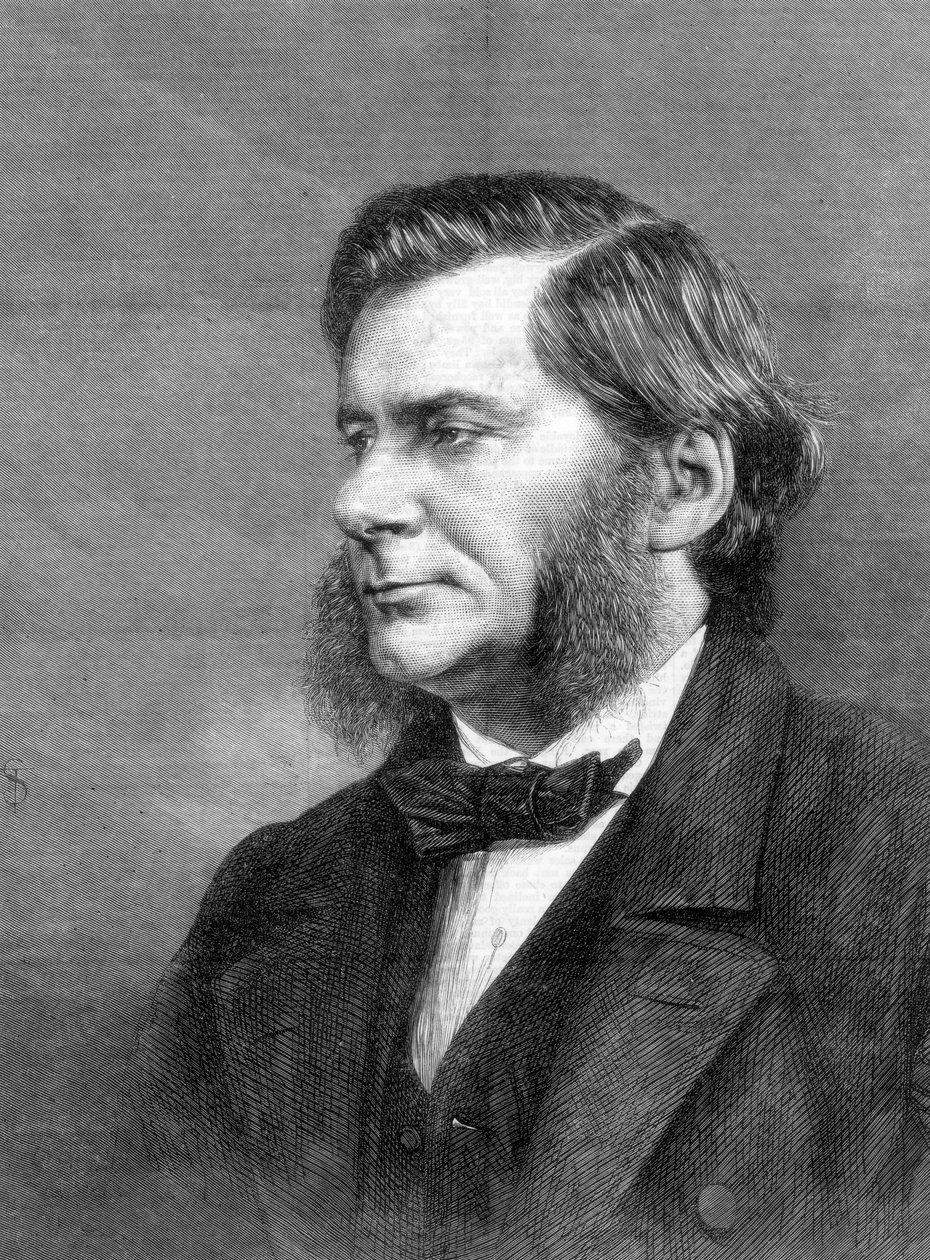 Thomas Henry Huxley brit biológus, 1871 alkotó: Unbekannt