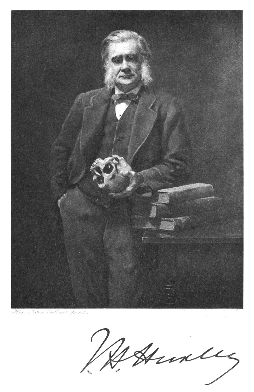 Thomas Henry Huxley angol biológus, 1883 alkotó: Unbekannt