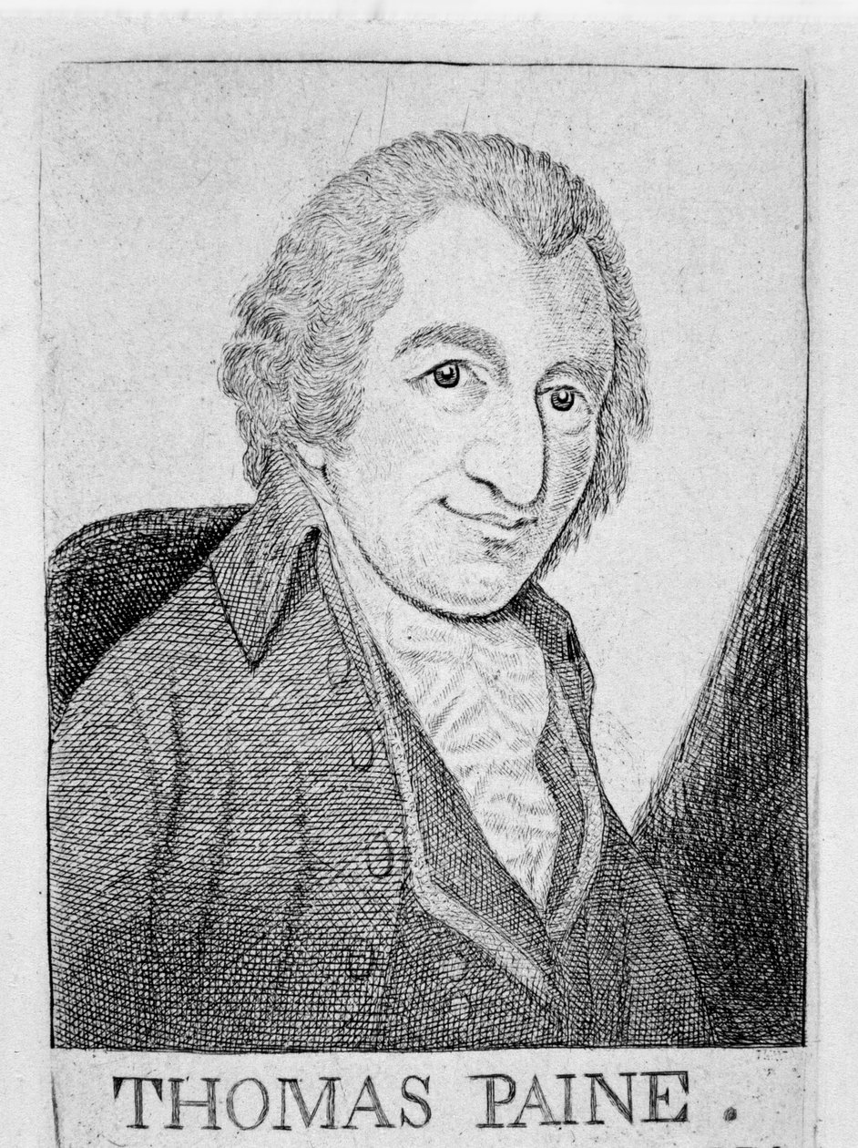 Thomas Paine, angol származású amerikai forradalmár, író és filozófus, 1790 alkotó: Unbekannt