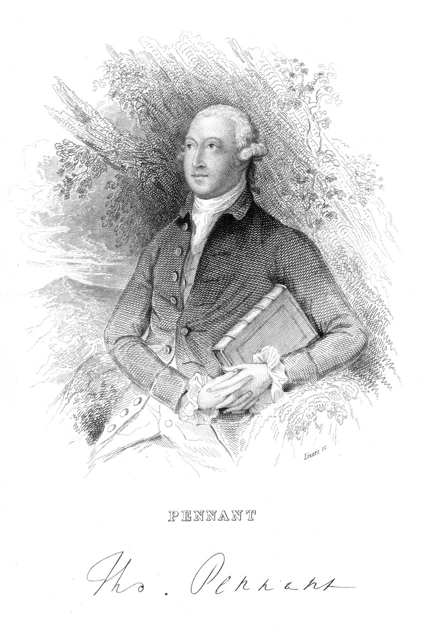 Thomas Pennant, 18. századi brit természettudós és utazó, 1840 körül alkotó: Unbekannt