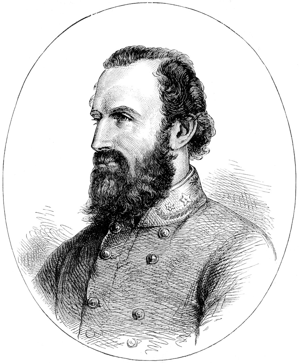 Thomas Stonewall Jackson, az amerikai polgárháború konföderációs tábornoka, 1880 alkotó: Unbekannt