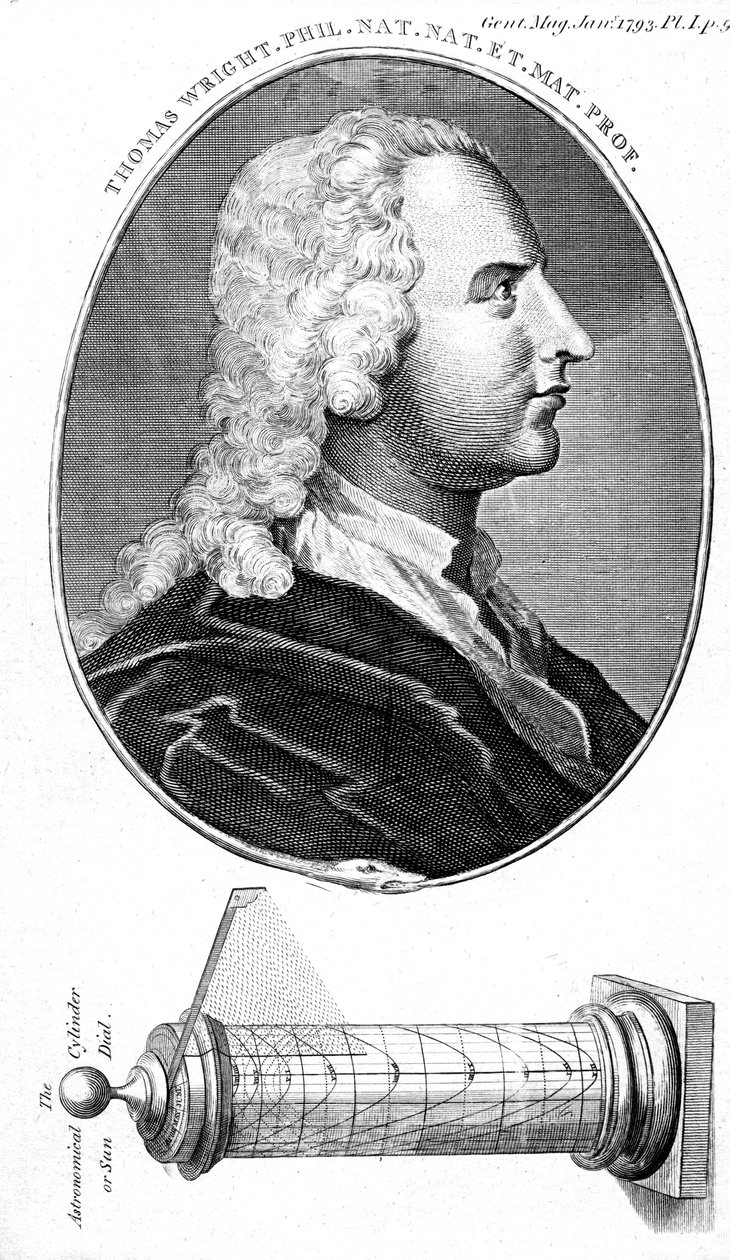 Thomas Wright angol csillagász, tudományos műszerkészítő és tanár, 1793 alkotó: Unbekannt